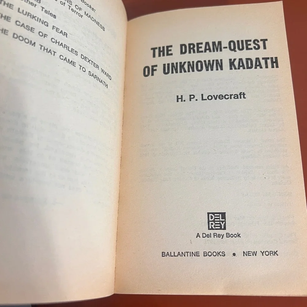 Del Rey lovecraft dream