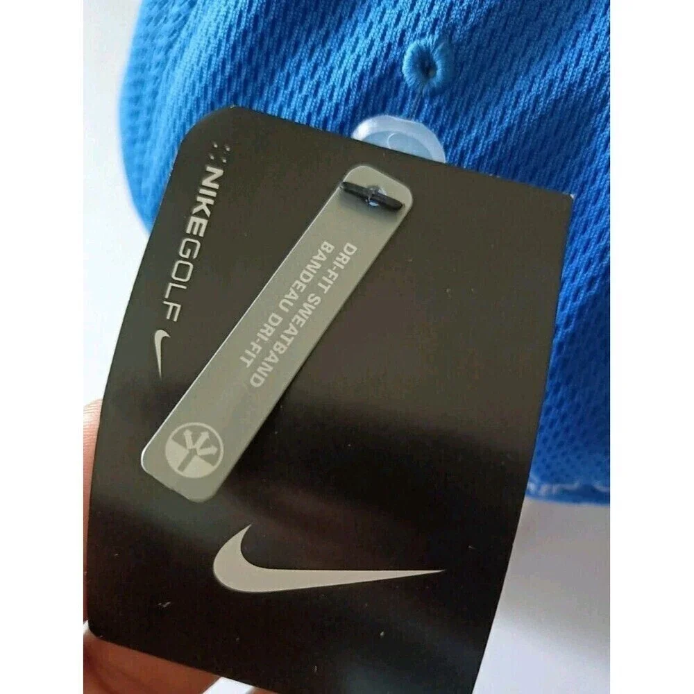Nike Dri-FIT Stretch Sandwich Bill Cap 333115 Pacific Blue M/L Origin Group New