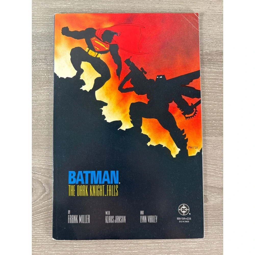 Batman The Dark Knight Falls Book 4 Frank Miller‎ 1986 DC Comics First Print