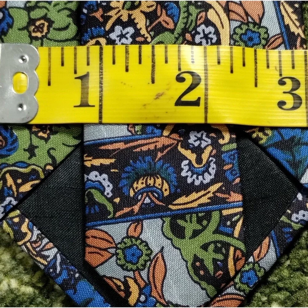 Shinawatra 100% Thai Silk Tie Hand Woven Made in Thailand Blue Green White NWT