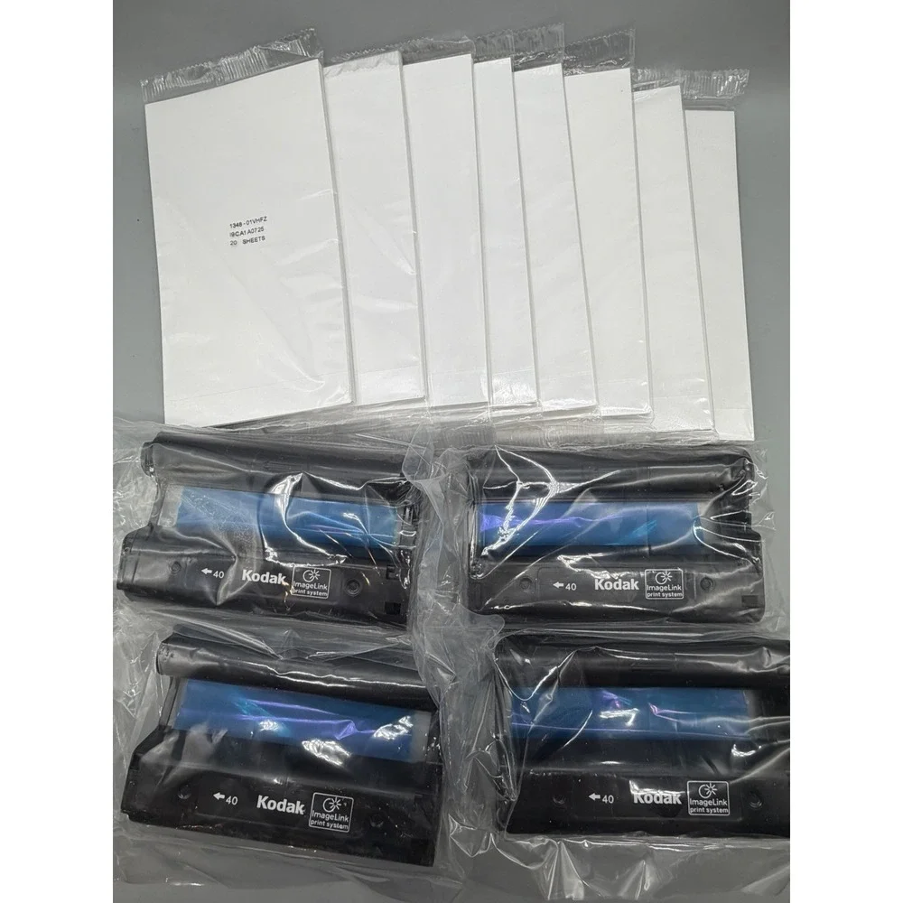 Kodak EasyShare PH-160 4 Color Cartridges 160 Photo Paper Refill Kit