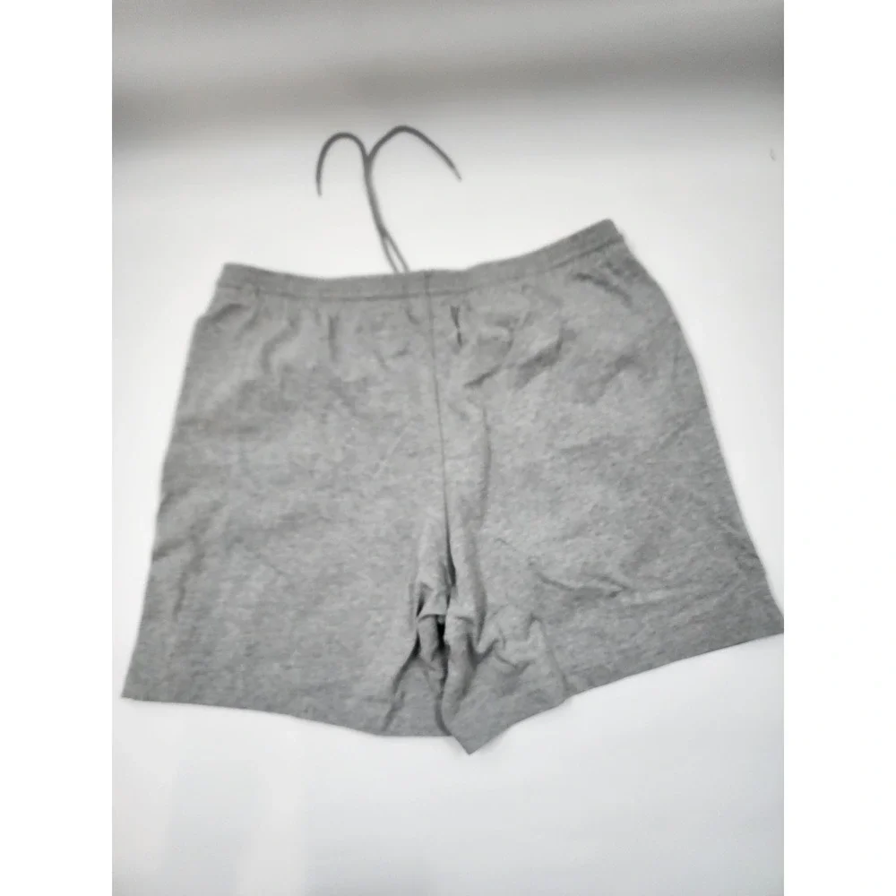 Nike Mens Sportswear Jersey Shorts Gray Cotton Elastic Waist Pockets XL