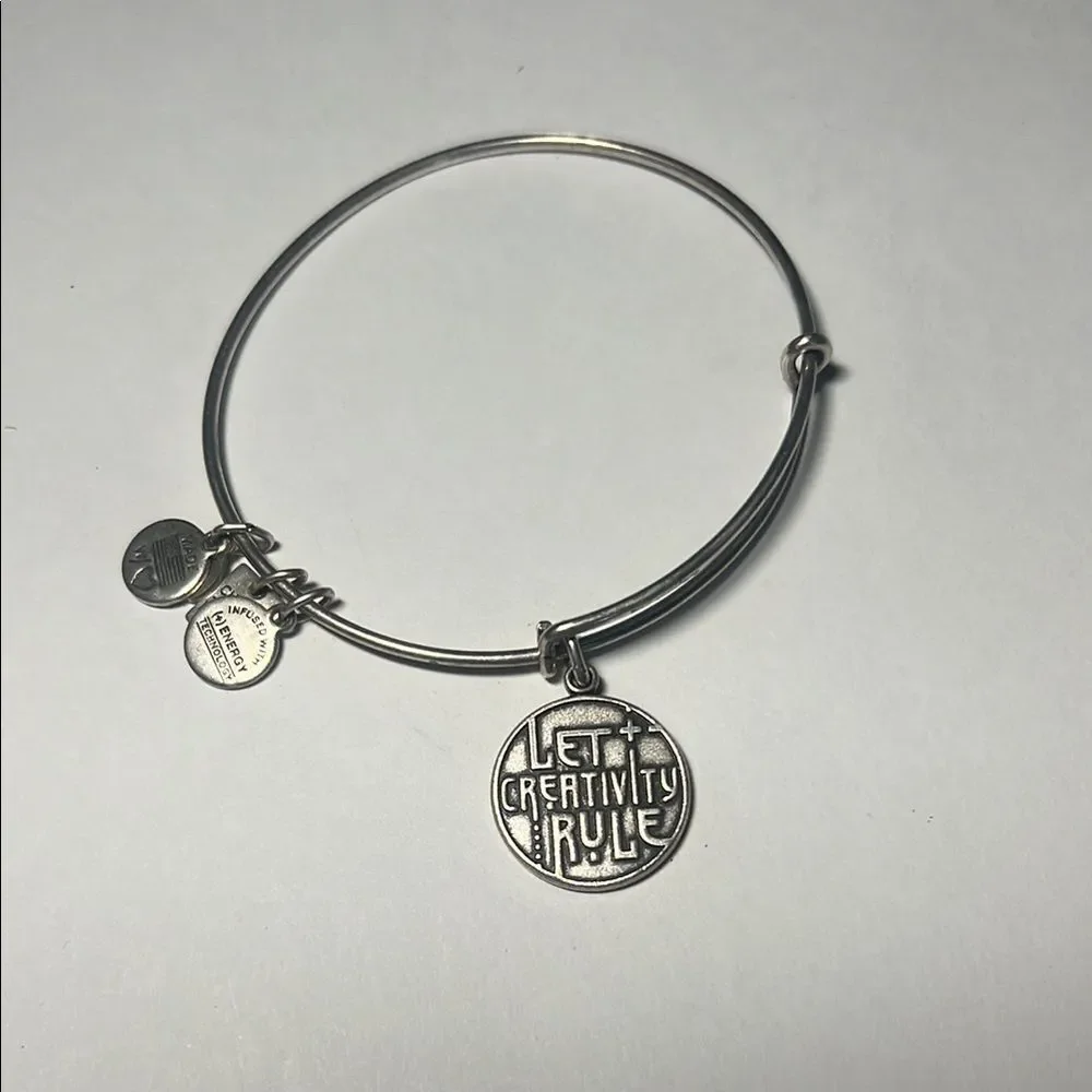 Alex and Ani Let Creativity Rule Silver Bangle Bracelet