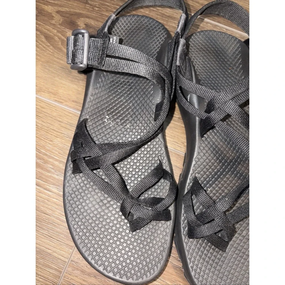 Chaco Z/Cloud X2 Women's Sandals Black Gray Strappy Comfort Hiking Size 10