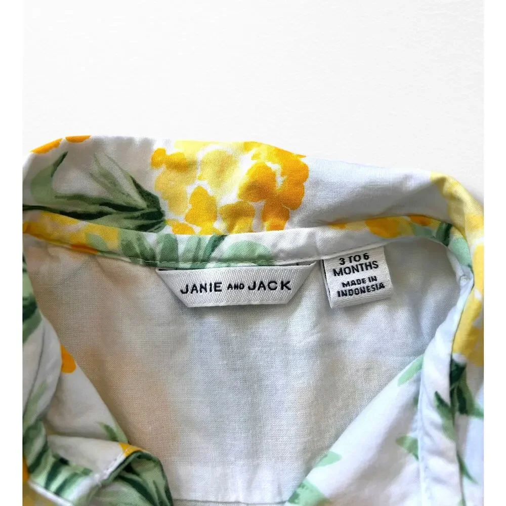 Janie and Jack cotton romper