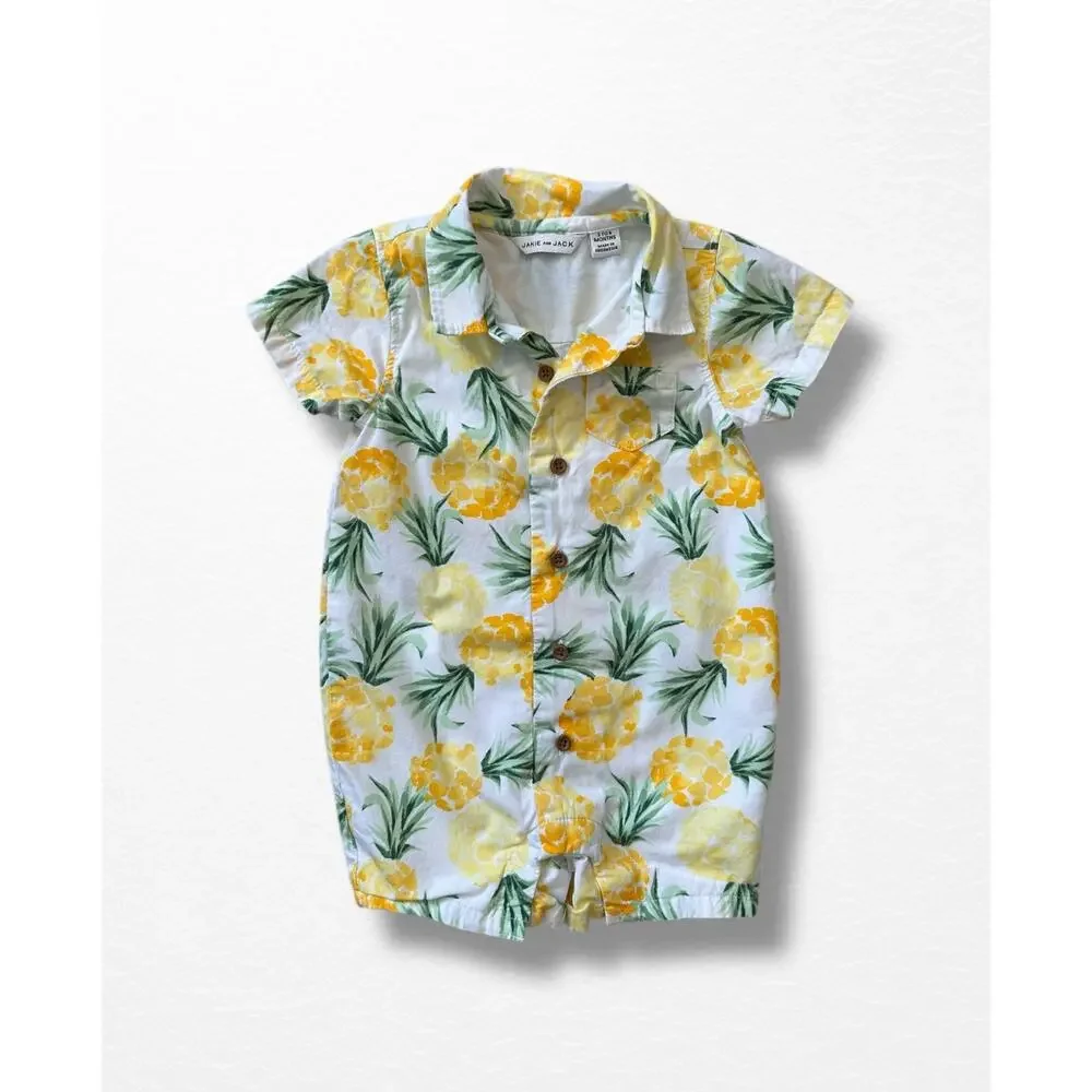Janie and Jack tropical shirting