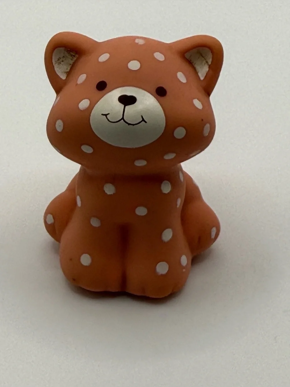 1982 Vintage Strawberry Shortcake Doll Pet Custard the Cat Mini Figure 2”