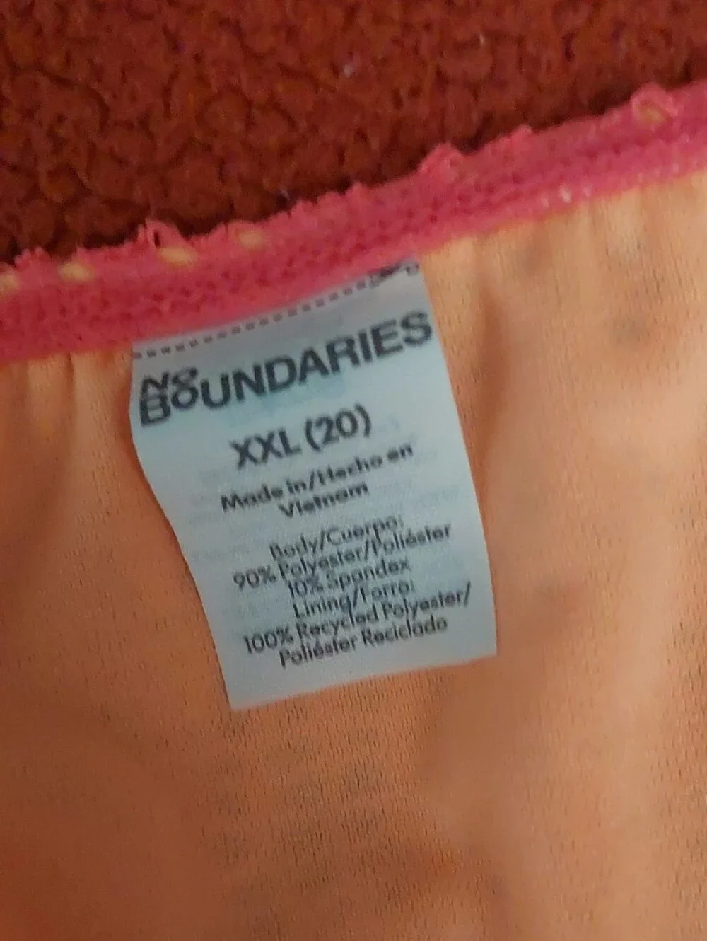 No Boundaries orange bottom fit