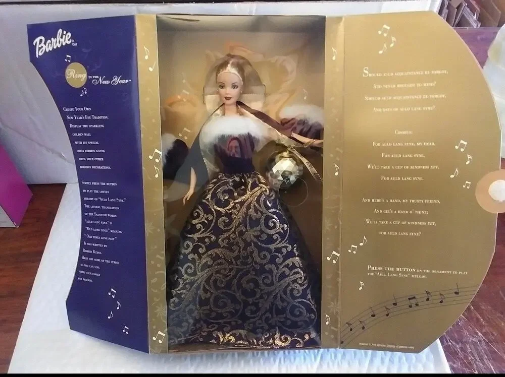 Ring in the New Year 2001 Barbie Fashion 12 Inch Doll
