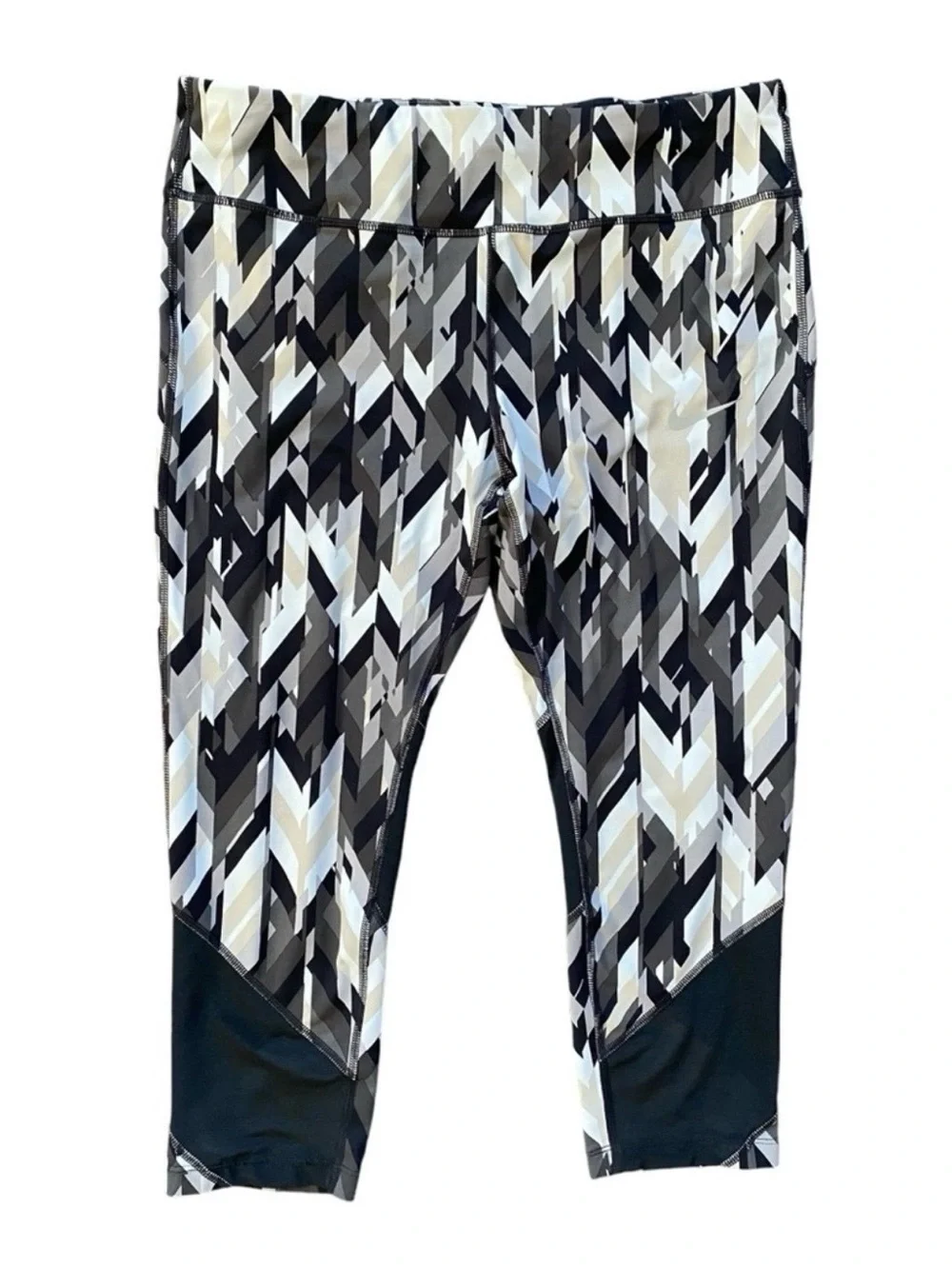 Nike Dri-Fit Women’s Multi Color Athletic Capri Leggings Bottoms Size XL