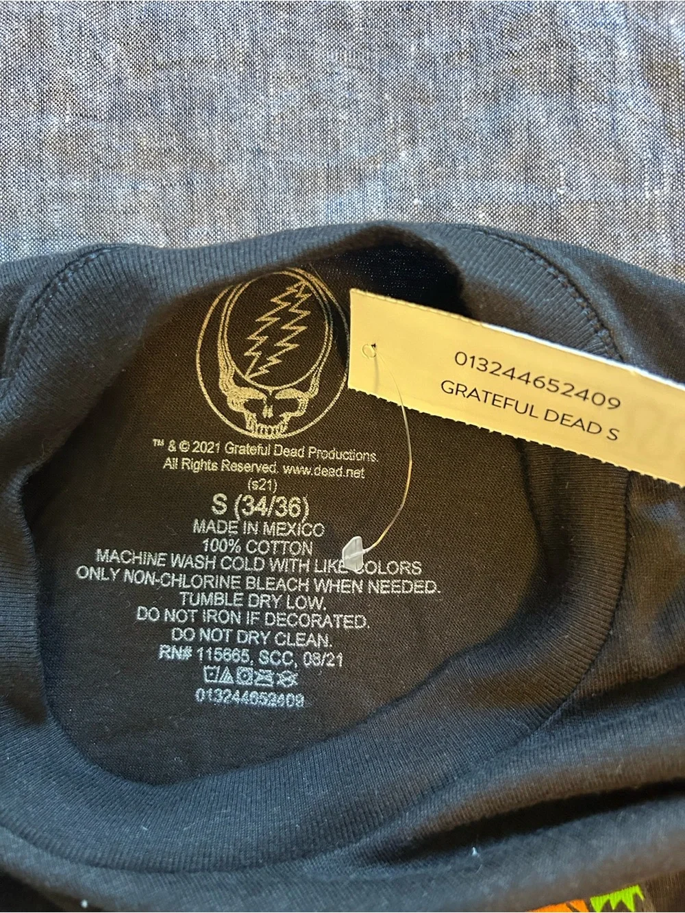 Grateful Dead black grateful