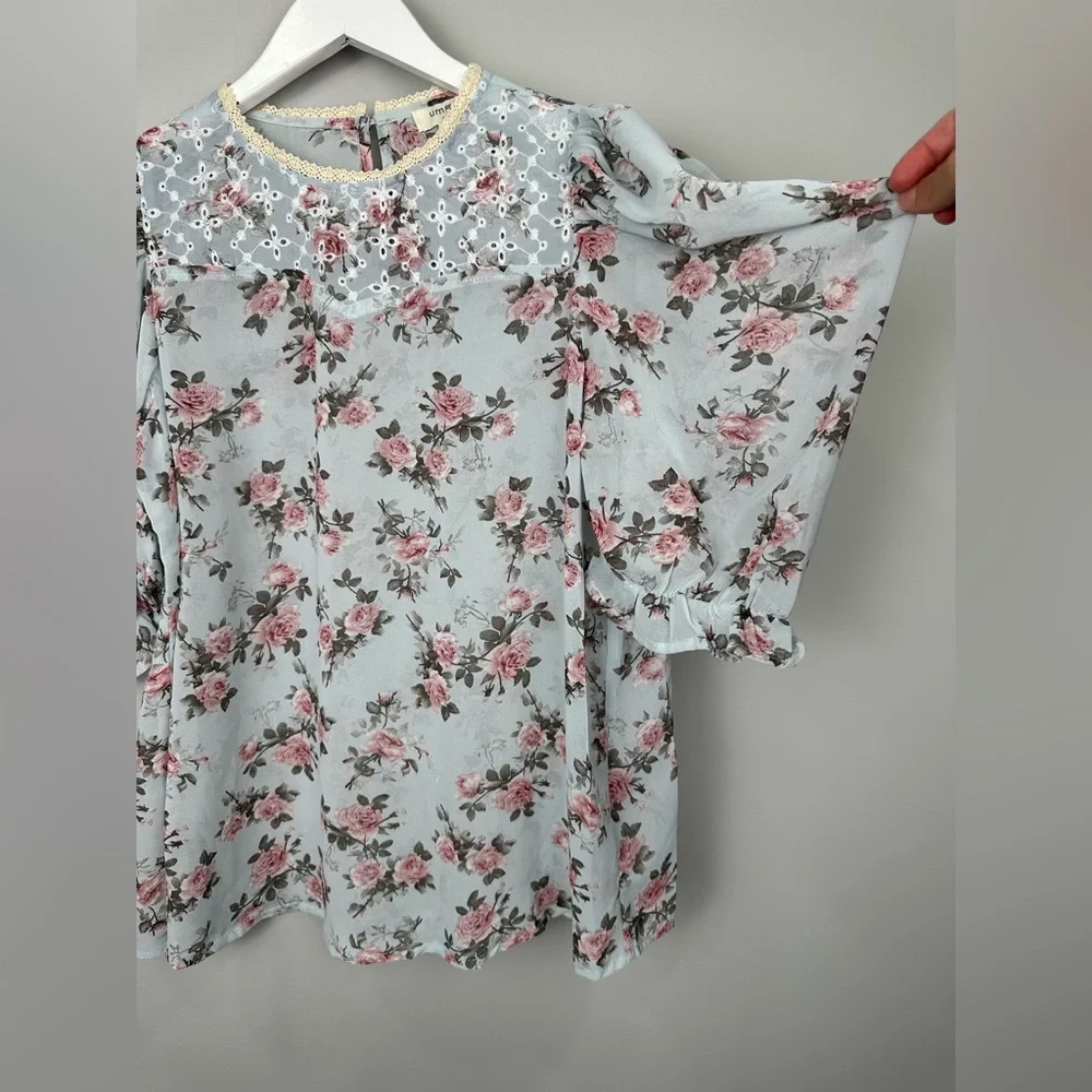 Umgee floral sheer