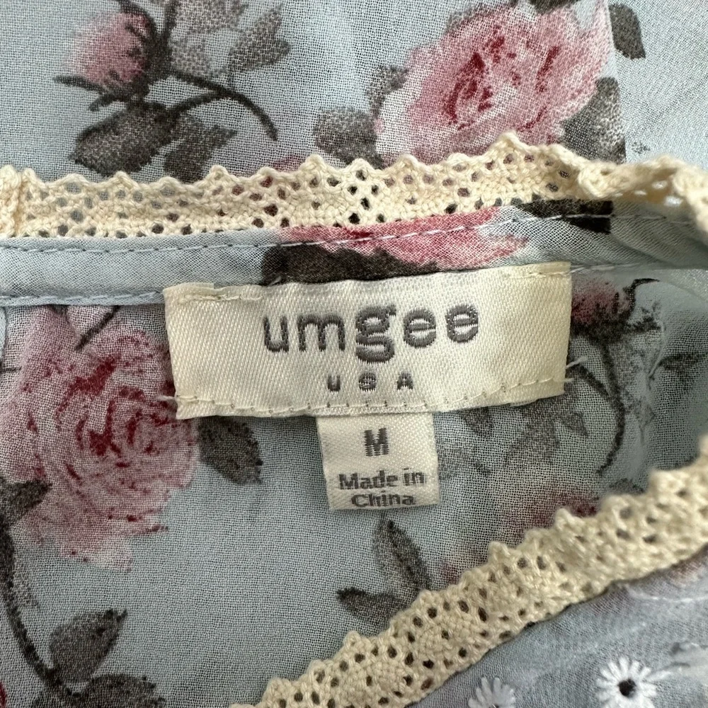 Umgee floral sheer