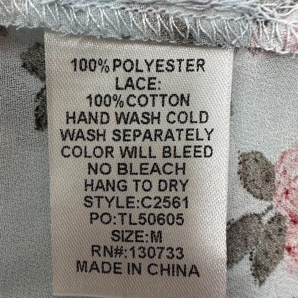 Umgee floral sheer