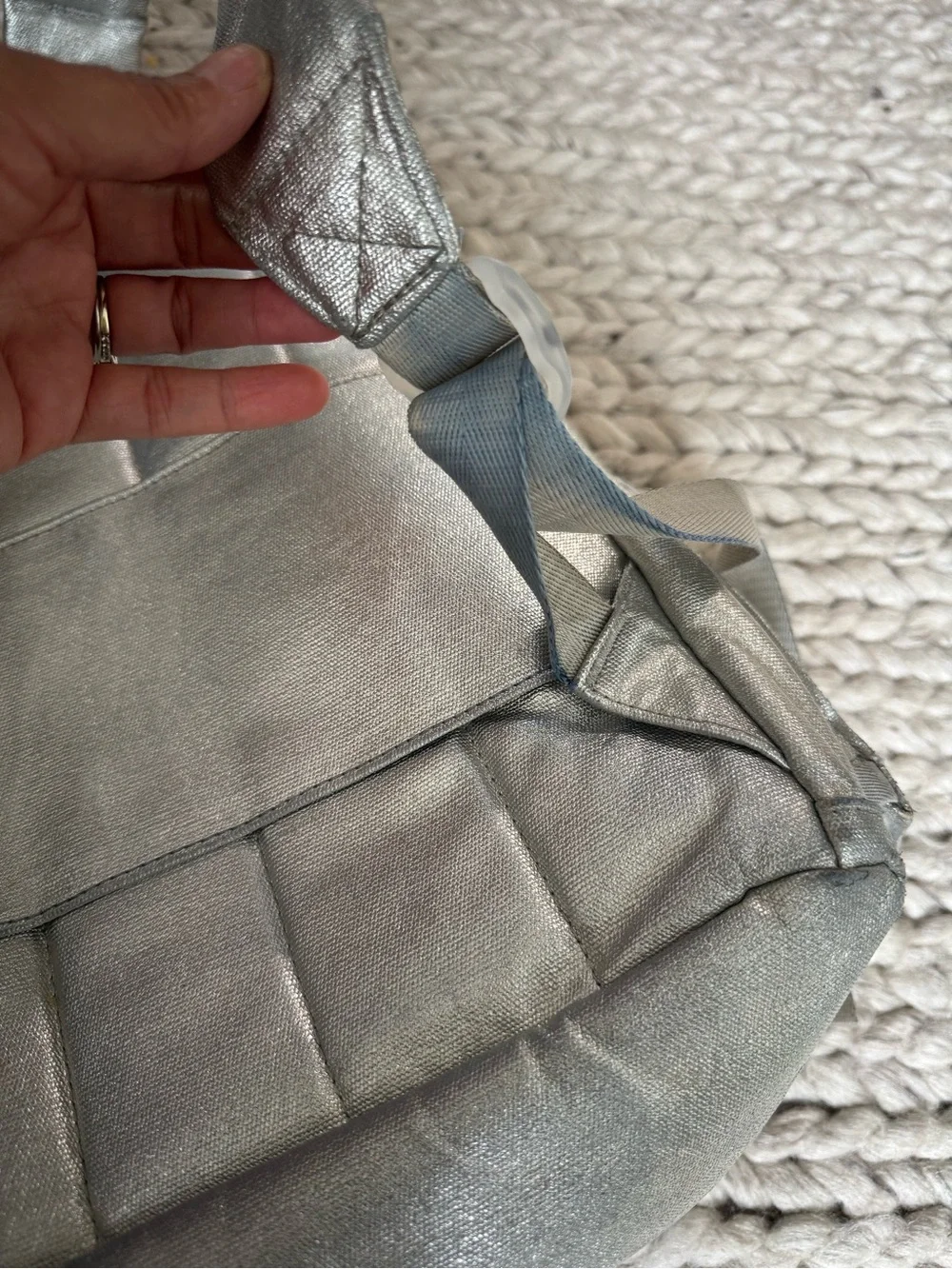 STATE metallic silver