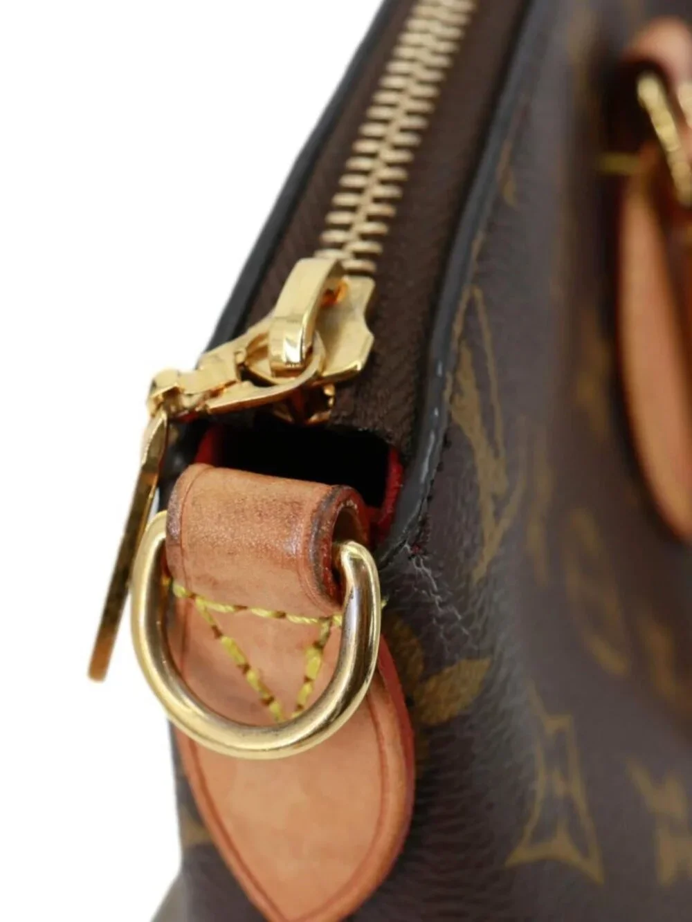 Louis Vuitton  Boetie PM Monogram Canvas Satchel Shoulder Bag Brown