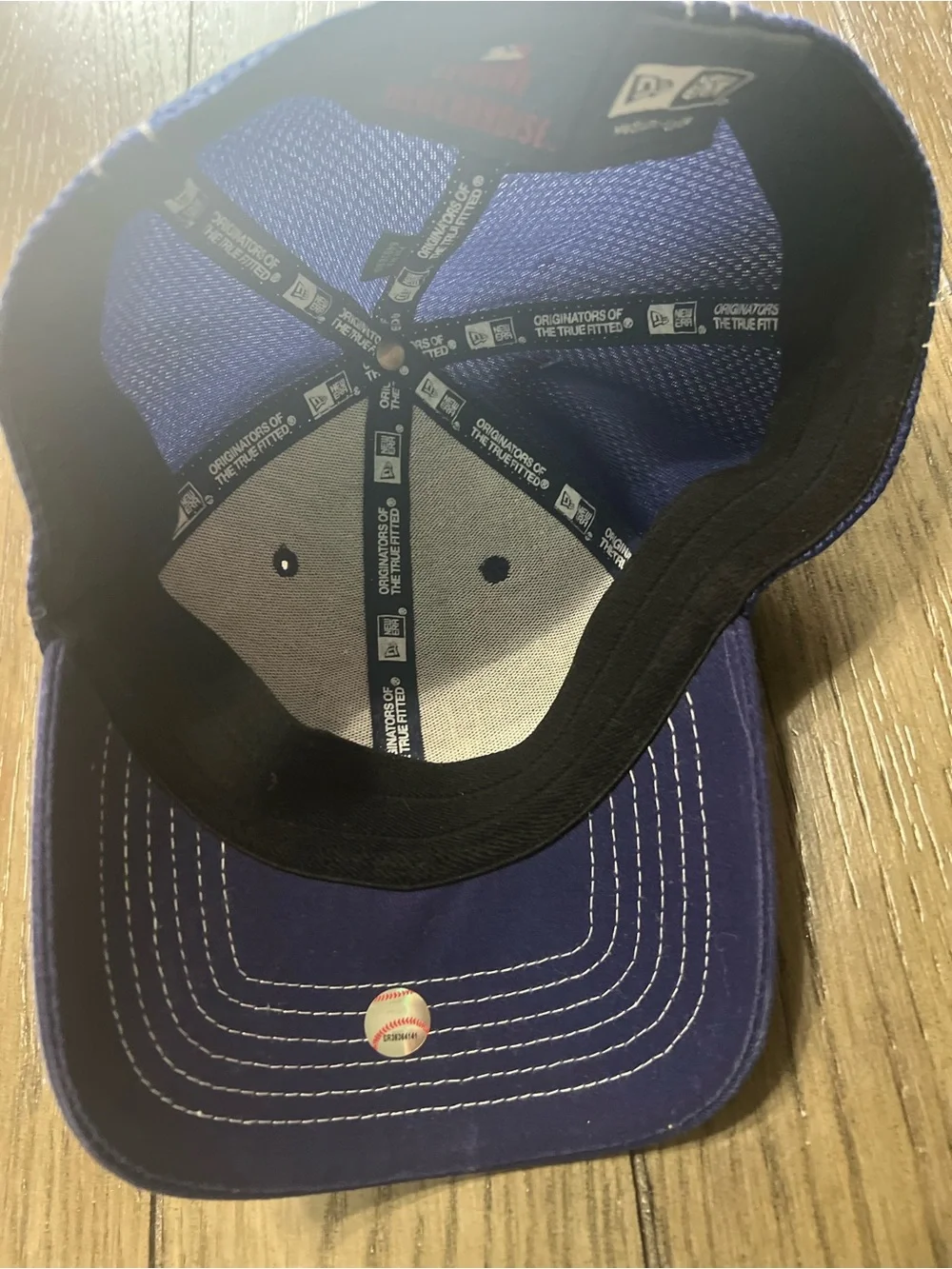 New Era stitched mlb red