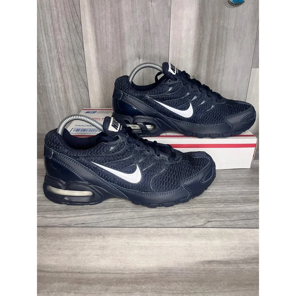 Nike Air Max Torch 4 Running Shoes Mens 7.5 Navy Blue 343846-400 Sneakers