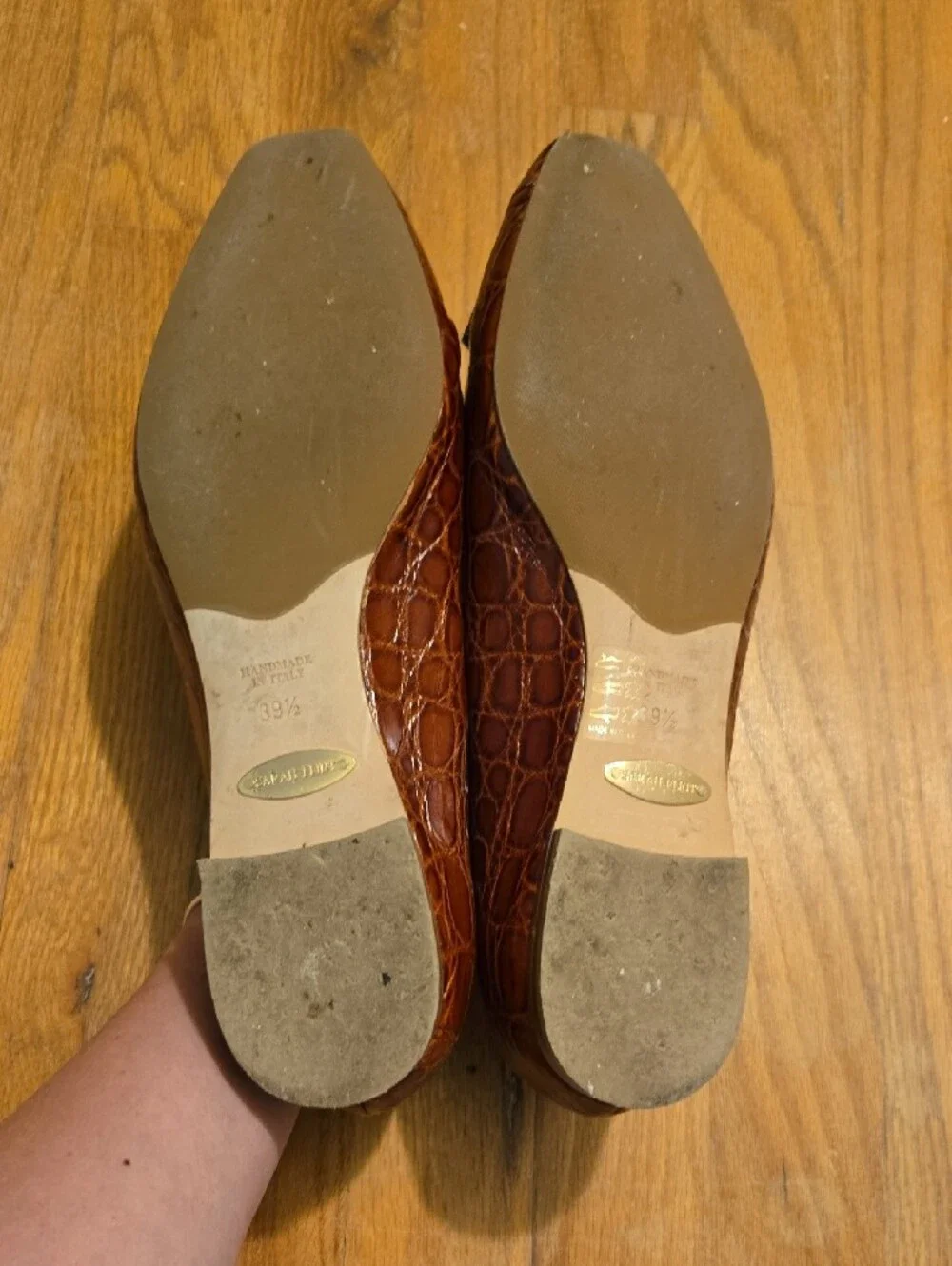 Sarah Flint croc embossed