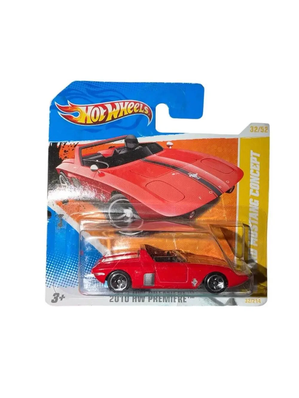NEW Hot Wheels 2010 HW Premiere '62 Ford Mustang Concept 32/52 Red Short Card