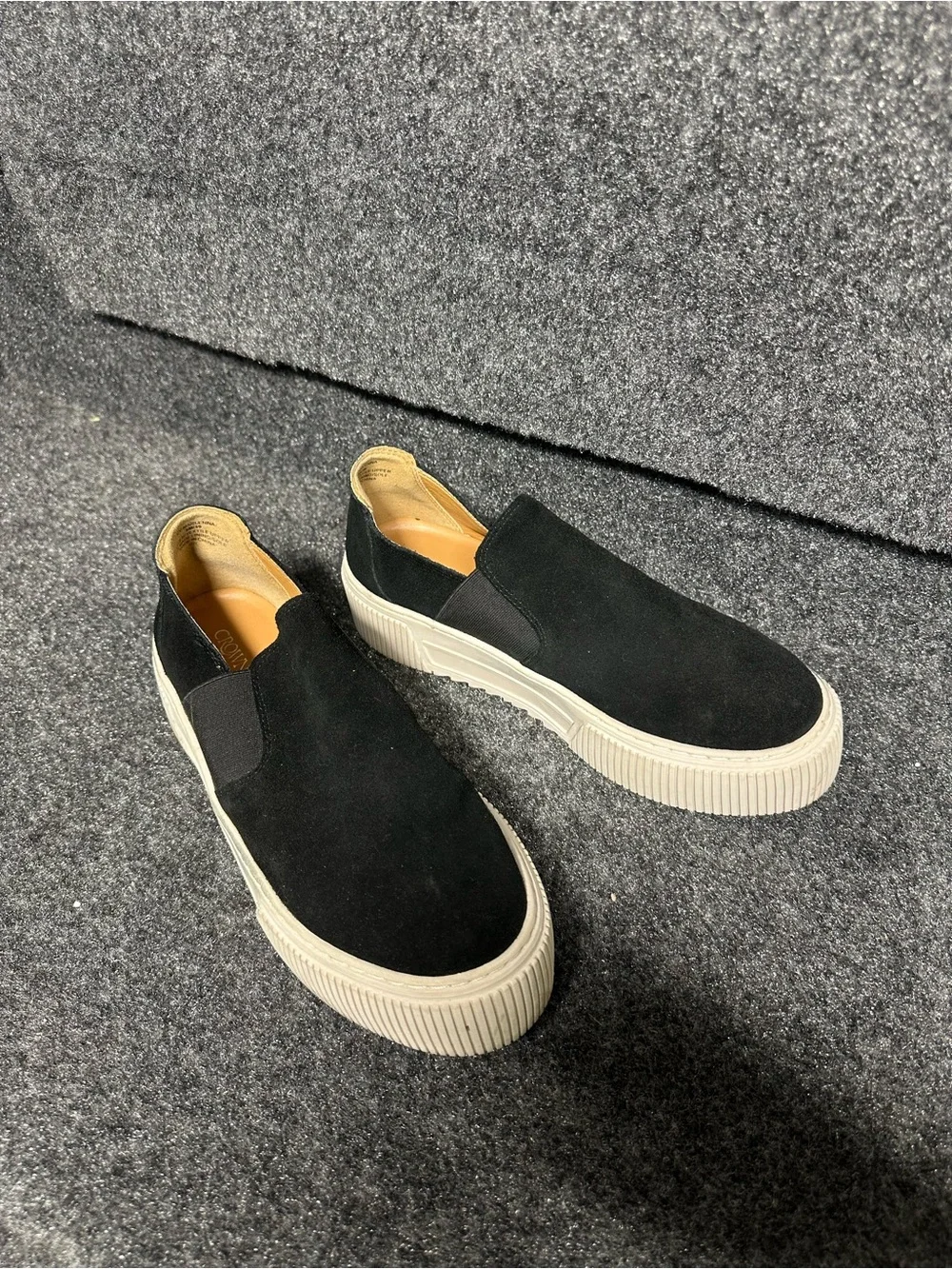 Crown Vintage black suede