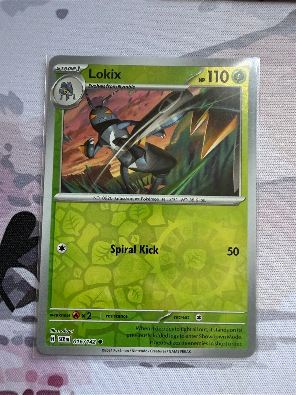 Nymble & Lokix Pokémon Evolution Reverse Holo Card Lot 🦗 | 5 Cards ✨5/$25✨