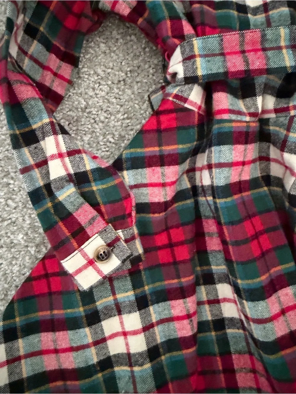 Kiel James Patrick plaid button