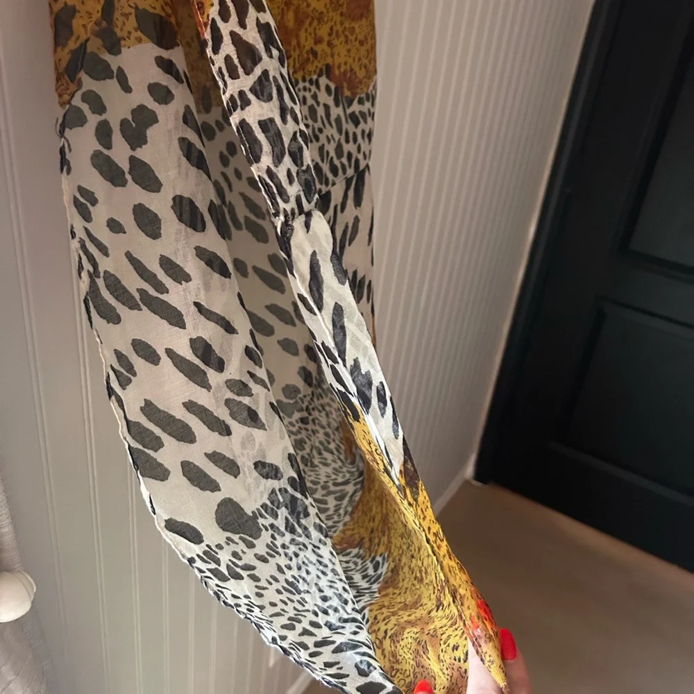 Animal Leopard Print Infinity Circle Scarf