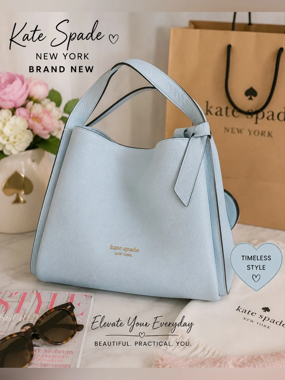 Pale Blue Kate Spade Purse