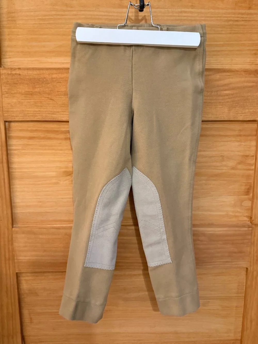 Perri's Girls Khaki Equestrian Riding Breeches Pants Girls size 8
