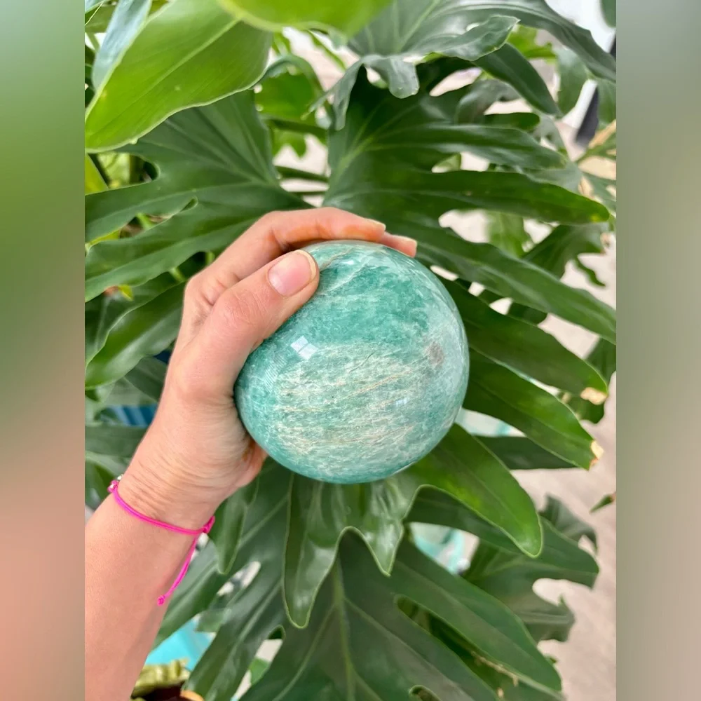 Amazonite sphere from Madagascar