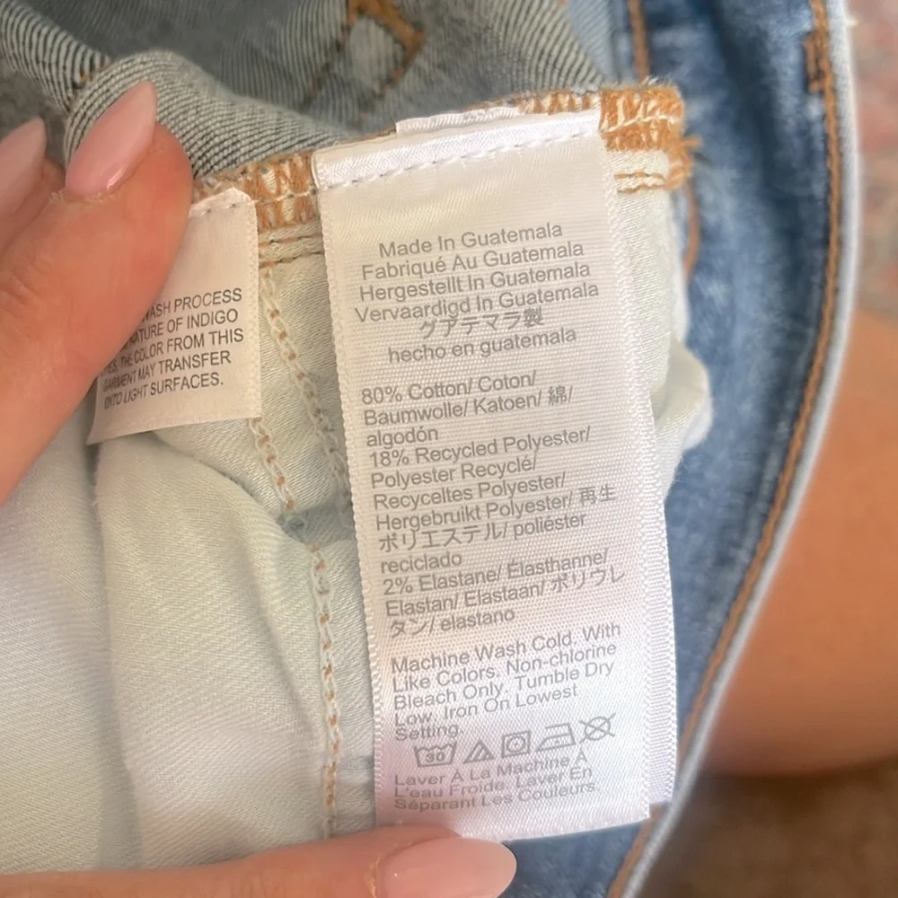 J.Crew Toothpick High Rise Jeans with Raw hem Size 27