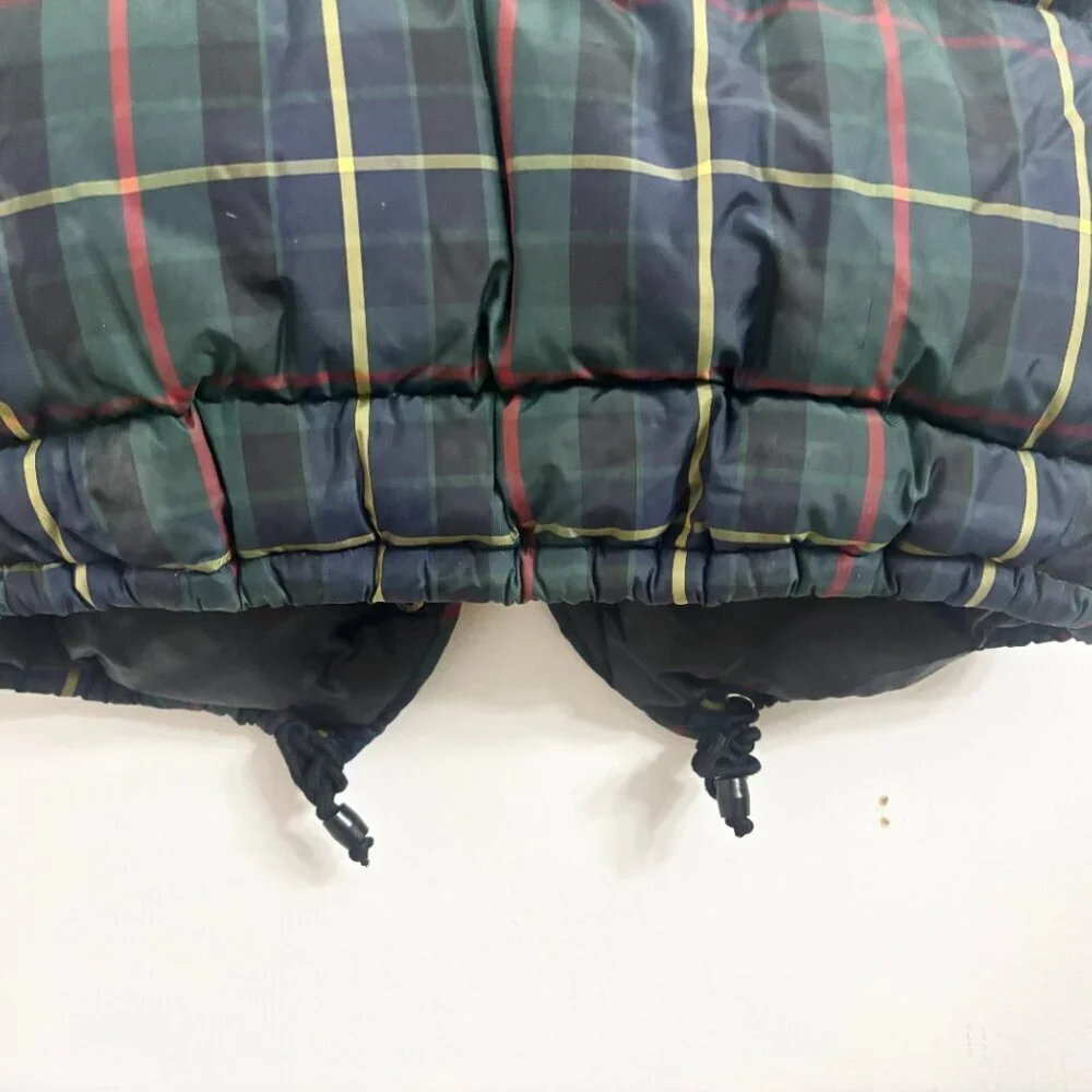 EUC Men's Banana Republic Puffer Down Filled Plaid Vest - sz XS