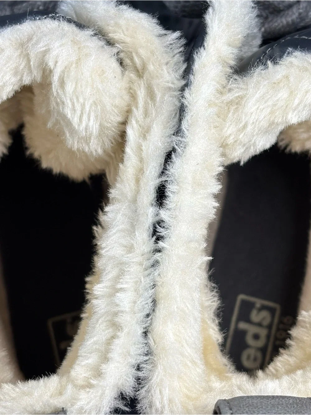 Keds Winter Lace-Up Boots in Gray with Faux Fur