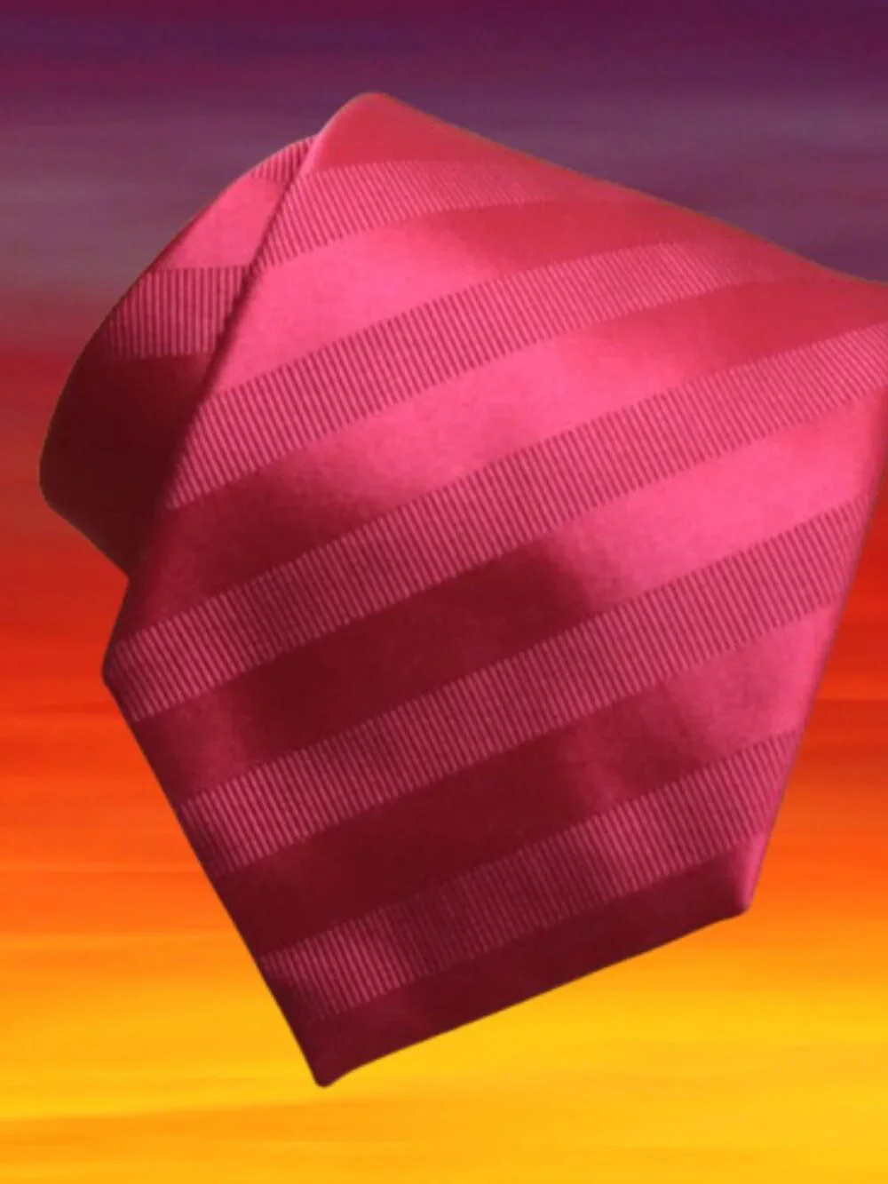 $525 BRIONI Red stripes Regimental handmade Satin silk Blend neck Tie Italy