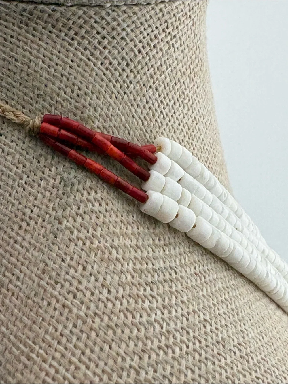 Santo Domingo Spiny Oyster Heishi Necklace