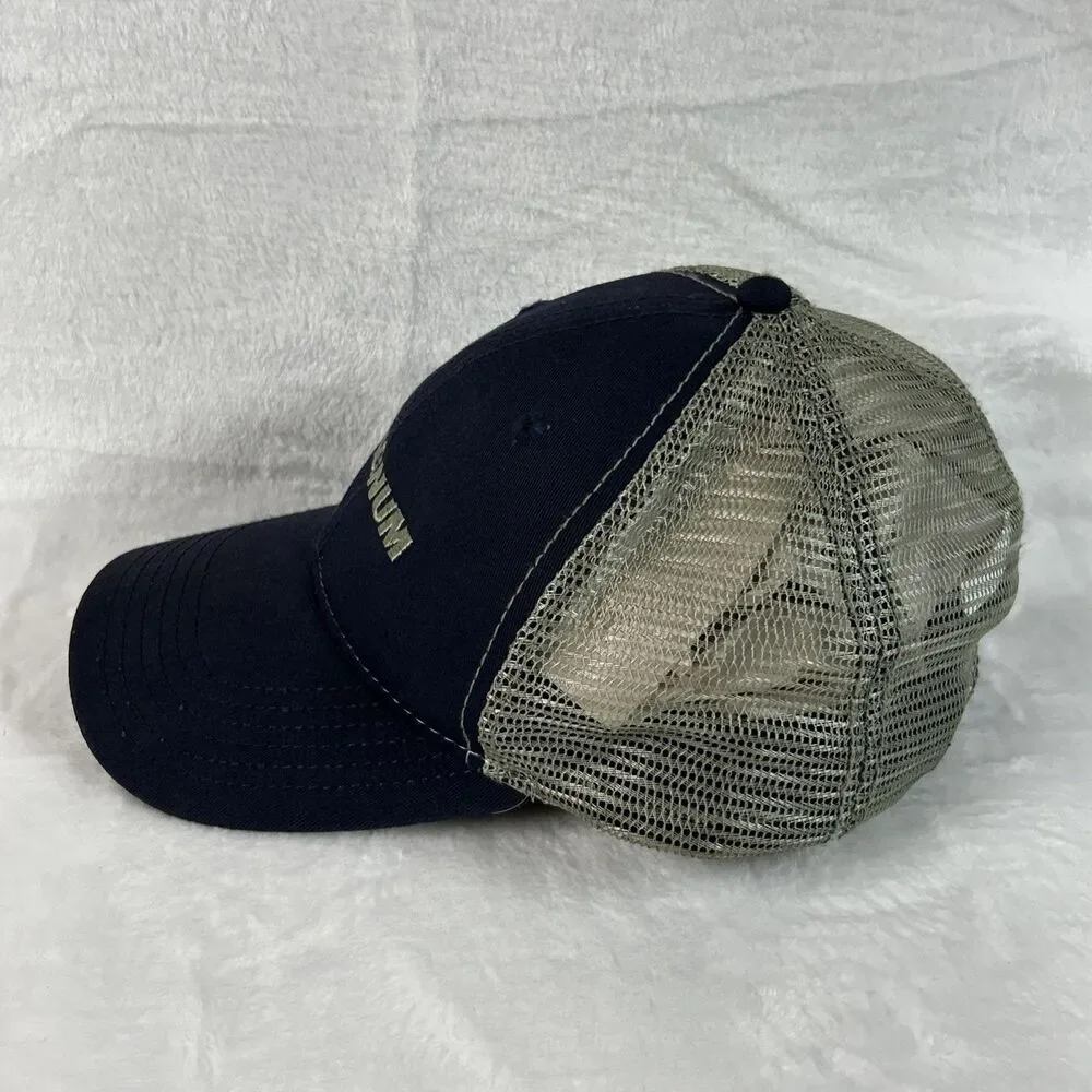 Magnum Blue Mens Hat Adjustable Ball Cap Baseball