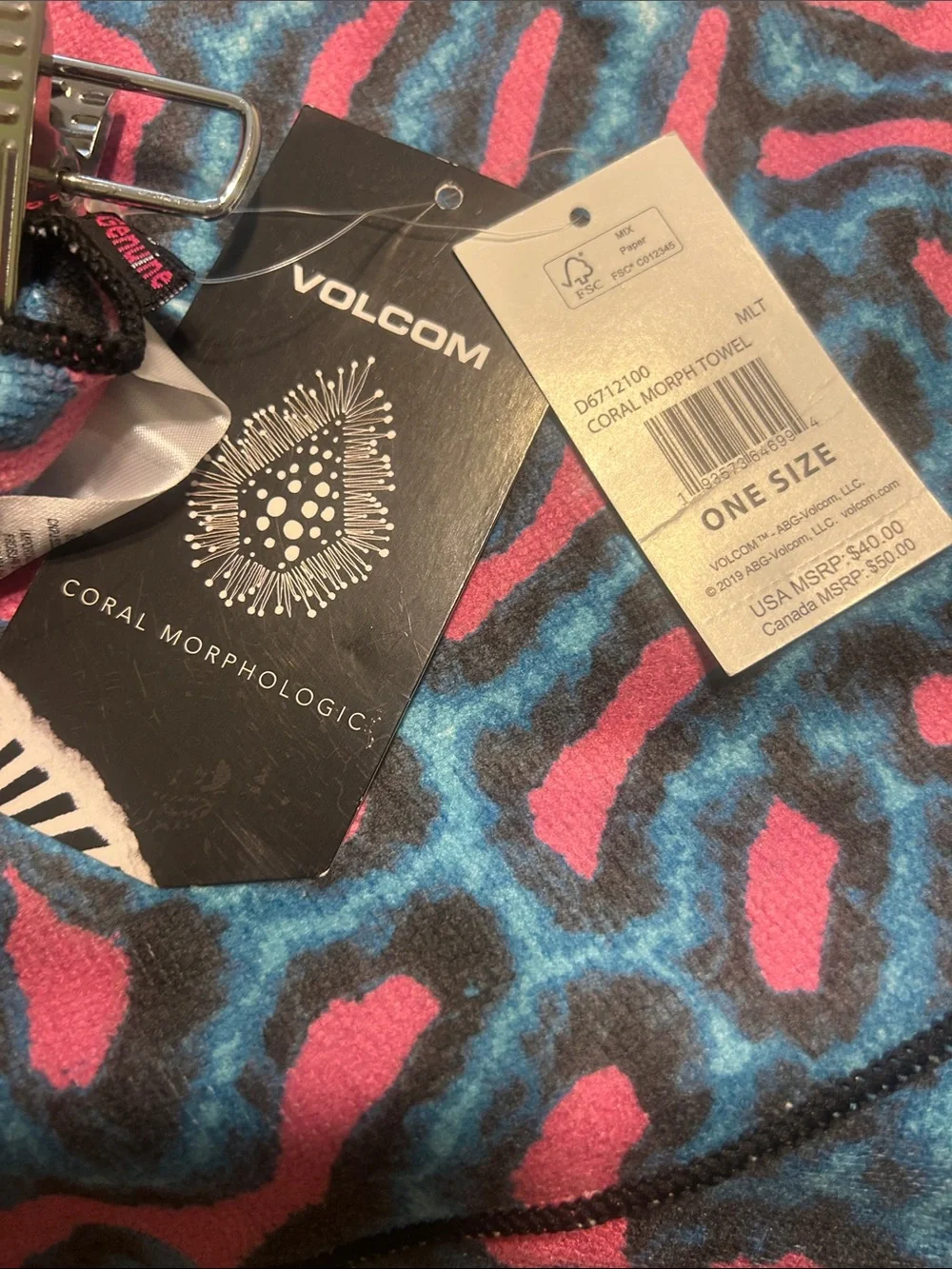 Volcom vibrant coral