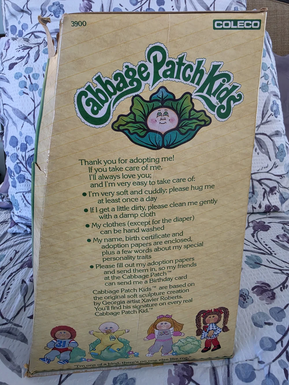 Cabbage Patch Kids vintage cabbage