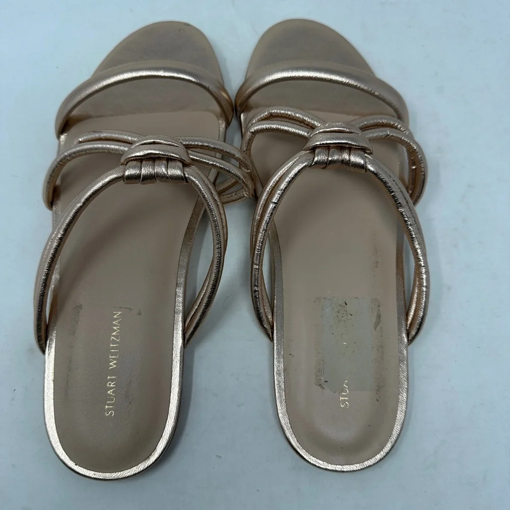 Stuart Weitzman insole lightly made