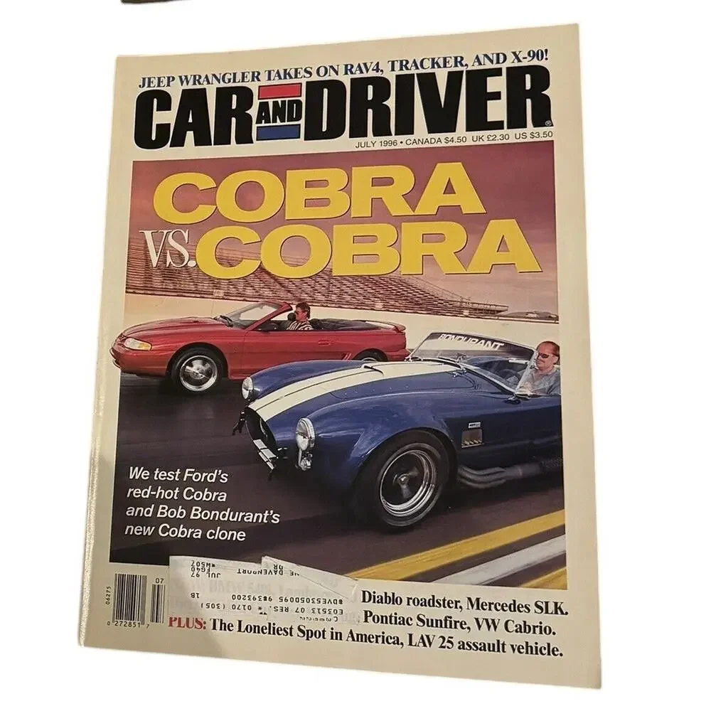 Car and Driver Magazine cover please