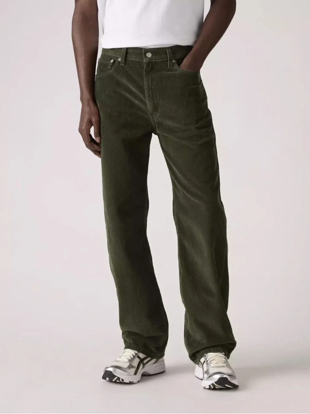 NWT Men's Levi’s Olive Green 565™ Loose Corduroy Jeans - Classic Straight Fit