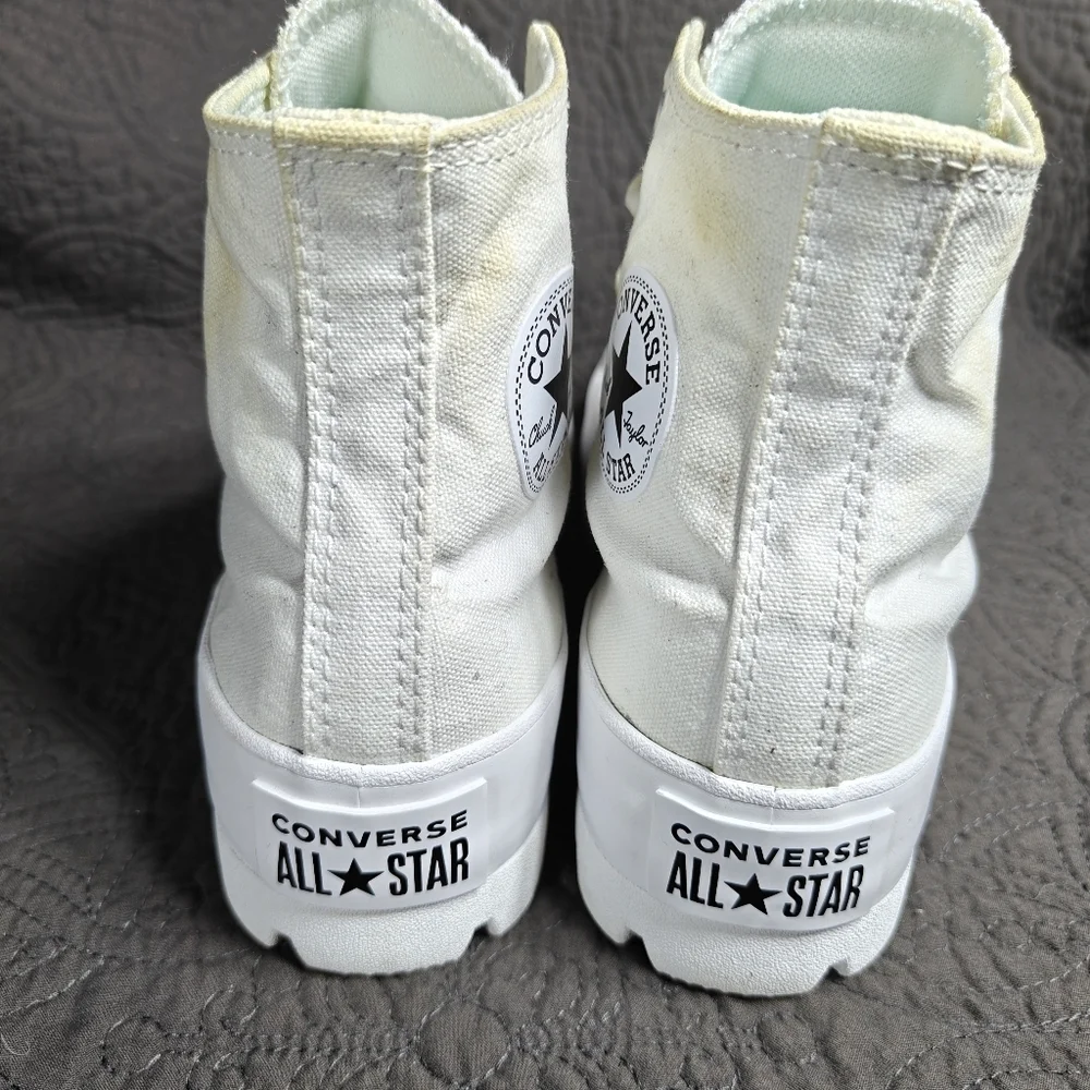 Converse Chuck Taylor All Star High Lugged White Platform Women's Size 5