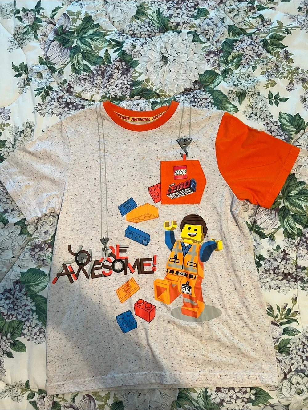 The Lego 2 Movie T-Shirt XL (14/16) Emmet - You're Awesome