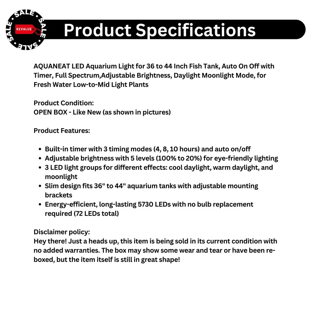 AQUANEAT LED Aquarium‎ Light 36