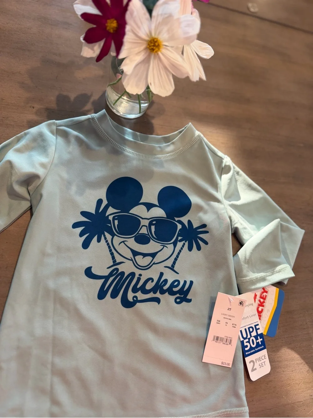 Mickey 2T UPF 50+ Rash Guard Top