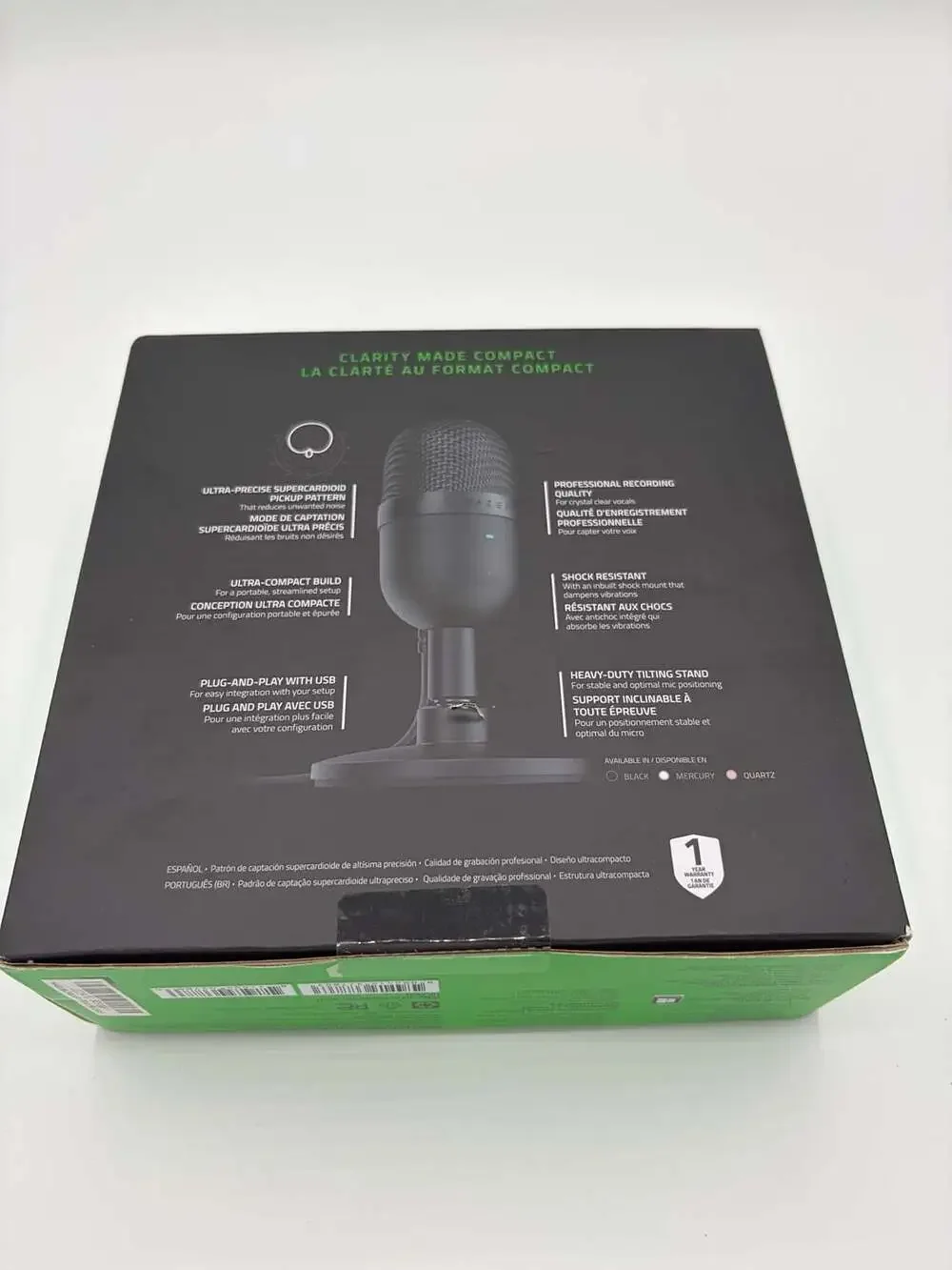 Razer Seiren Mini Ultra-Compact Condenser Microphone (Black)