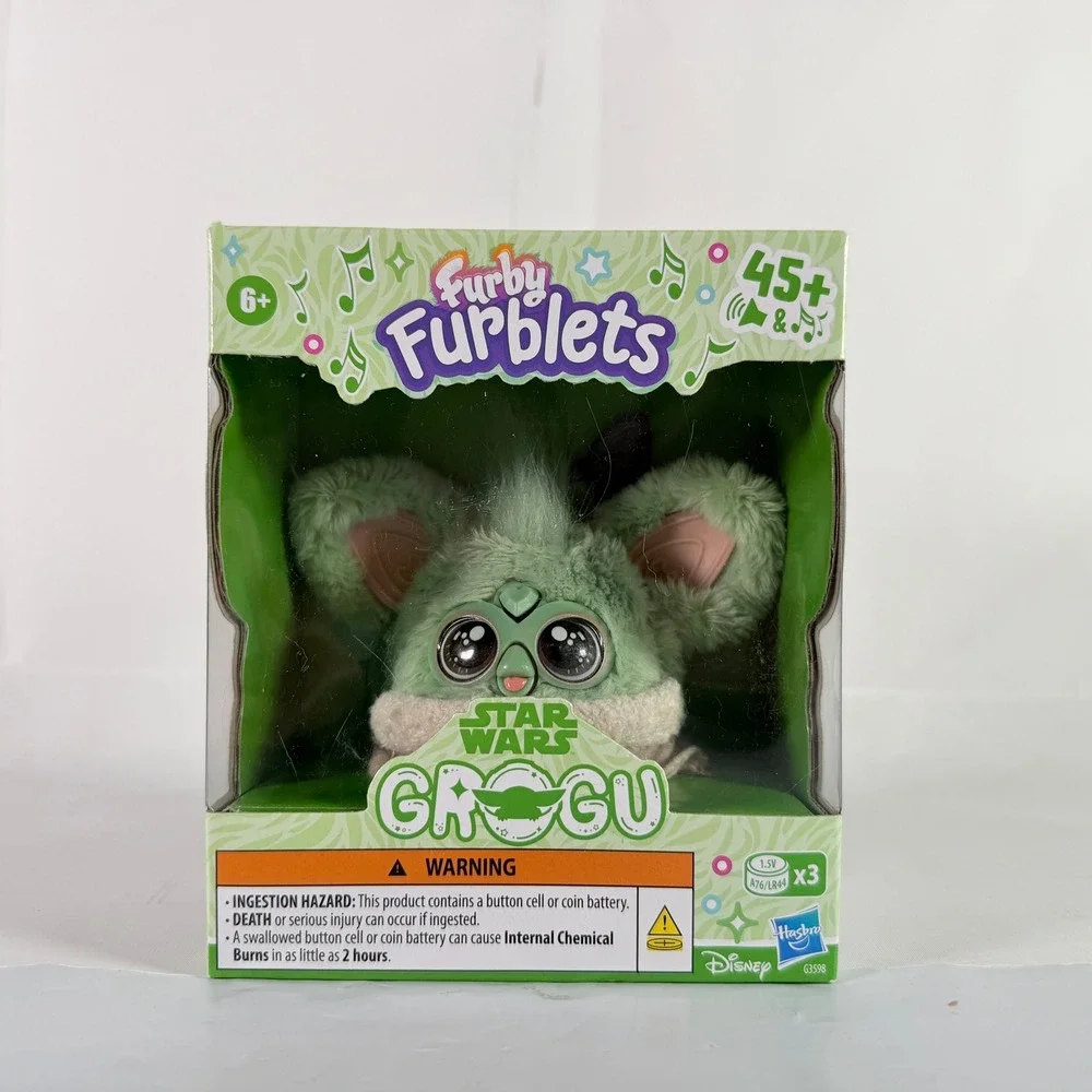 Hasbro Furby Furblets Star Wars Grogu Electronic Plush Toy 45+ Sounds G3598