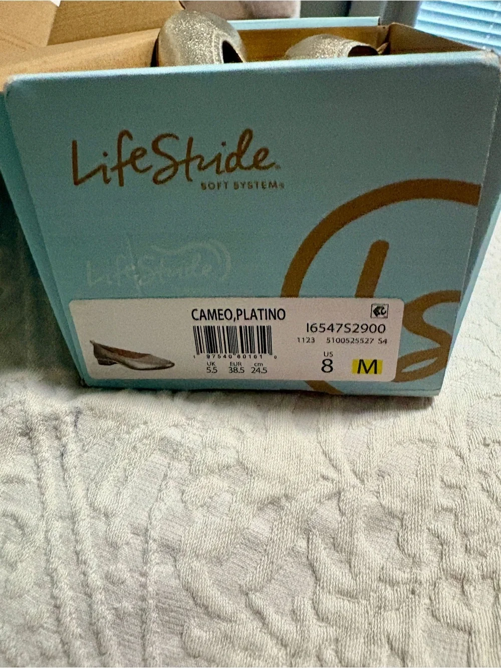 Life Stride shimmery metallic