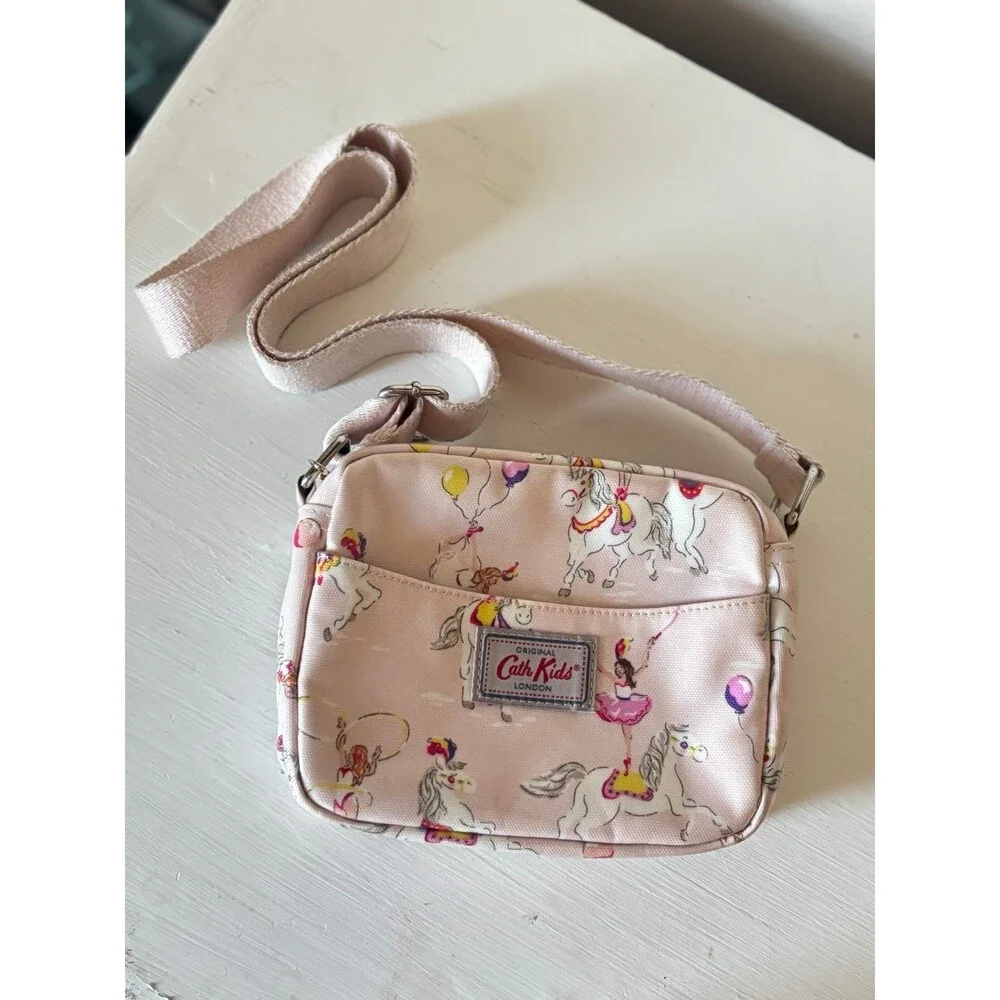 Cath Kids London pink circus crossbody bag girl, Cath Kidson accessory